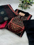 Ajrakh Printed Embroidered Anarkali Set – Modal Muslin Silk with Plazo Pants