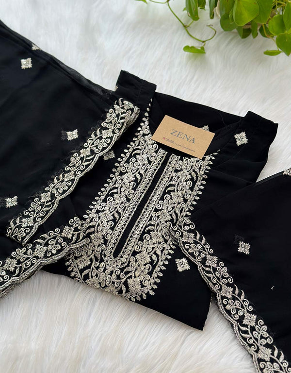 Ready-to-Wear Georgette Kurti Set 🌸