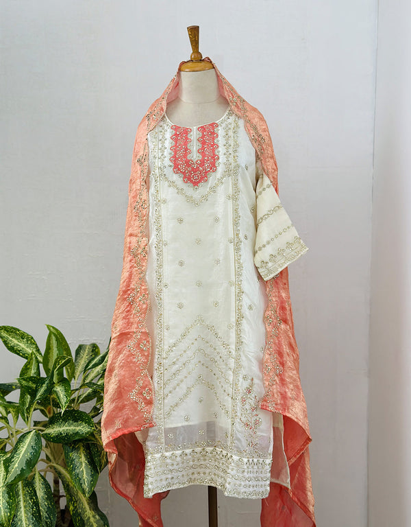 Shimmer Silk Ready-to-Wear Party Wear Suit ✨