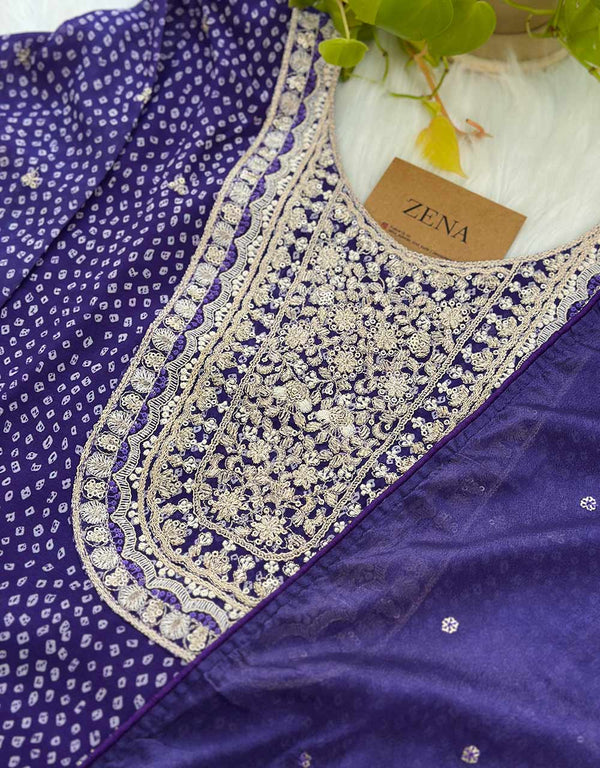 Ready-to-Wear Shimmer Silk Party Wear Suit - Glamorous Allure ✨