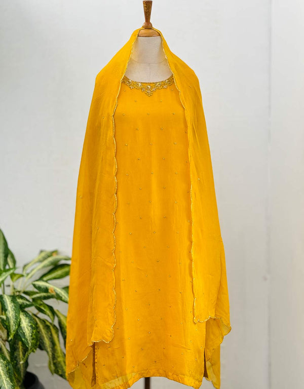 Ready-to-Wear Hand Work Kurti Set - Effortless Elegance 🌟