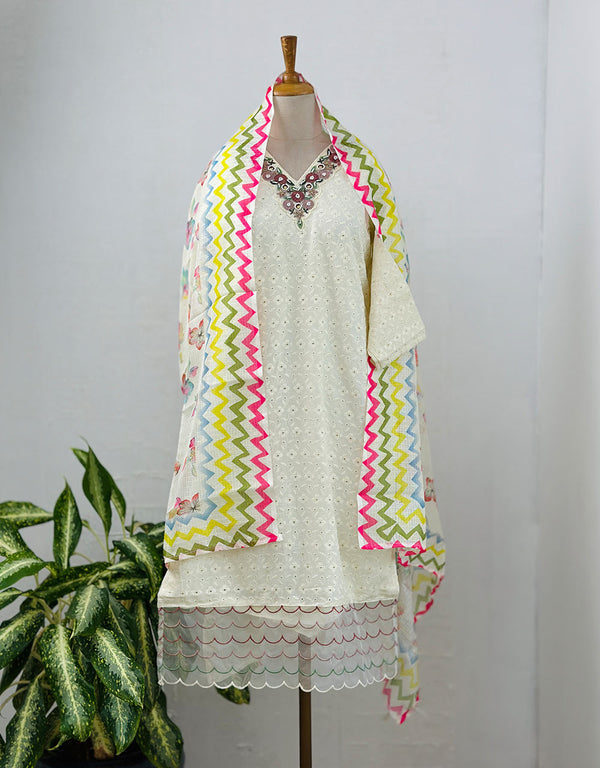 Ready-to-Wear Cotton Hacoba Kurti Set π