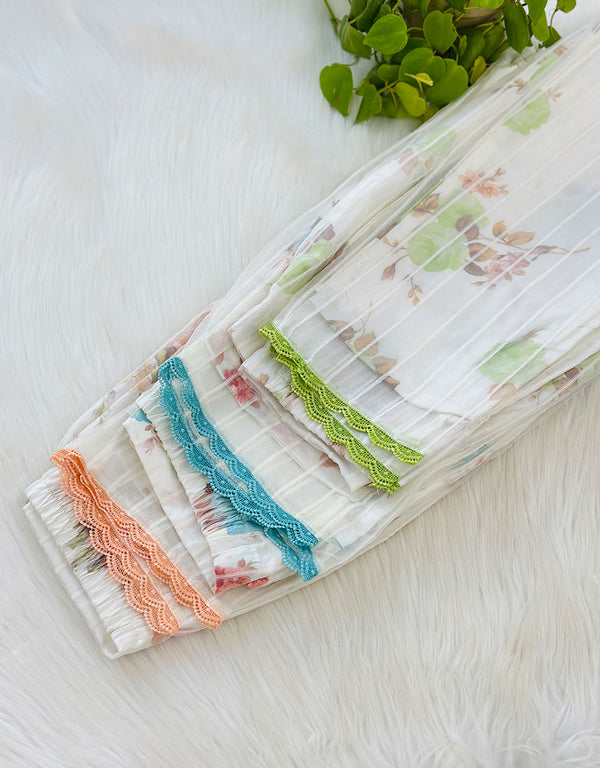 Elegant Ready-to-Wear Organza Kurti Set π