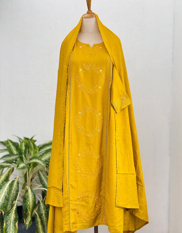 Ready to Wear Pure Muslin Anarkali Kurti Set ✨