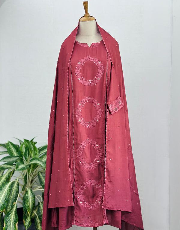 Ready to Wear Pure Muslin Anarkali Kurti Set ✨