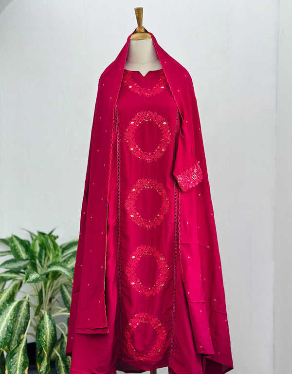 Ready to Wear Pure Muslin Anarkali Kurti Set ✨