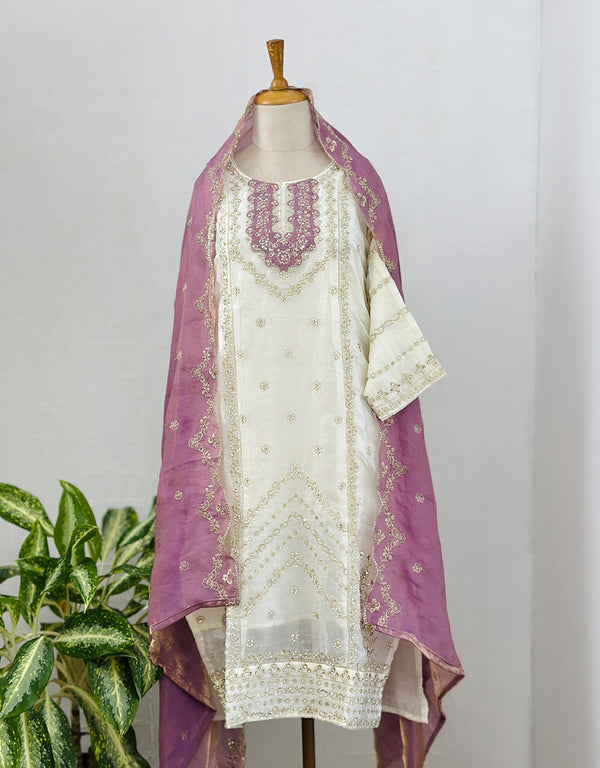 Shimmer Silk Ready-to-Wear Party Wear Suit ✨