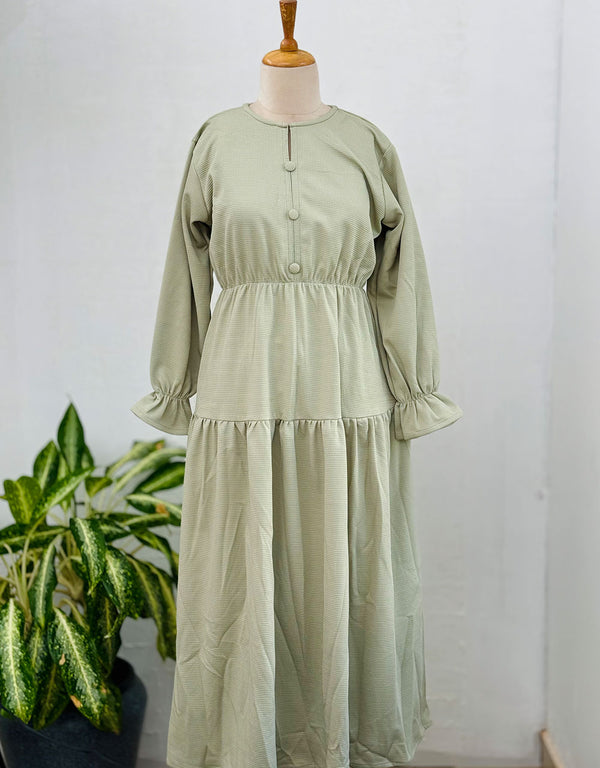 Ready-to-Wear Gown-Type Kurti - Effortless Elegance ๐