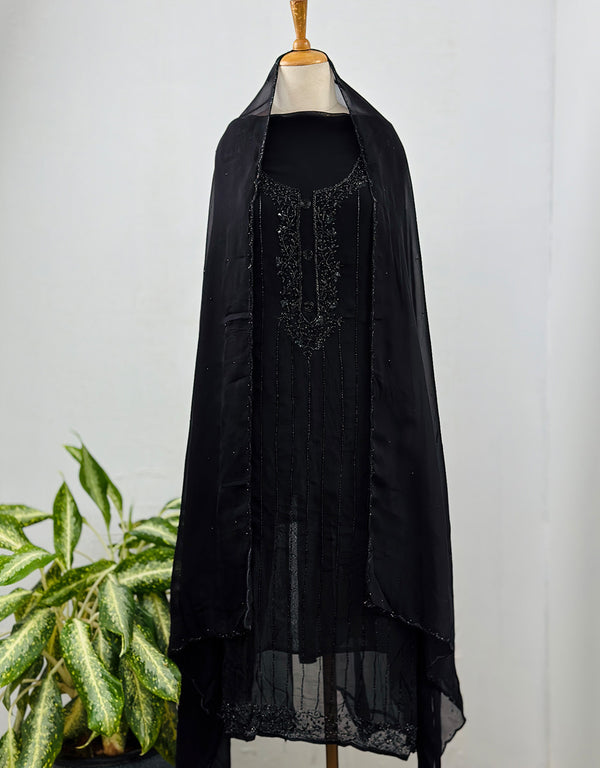 Unstitched Pure Georgette Party Wear Suit β Graceful Glamour π