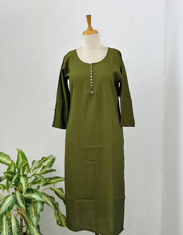 Casual Wear Rayon Kurti – Effortless Comfort & Style 🌸