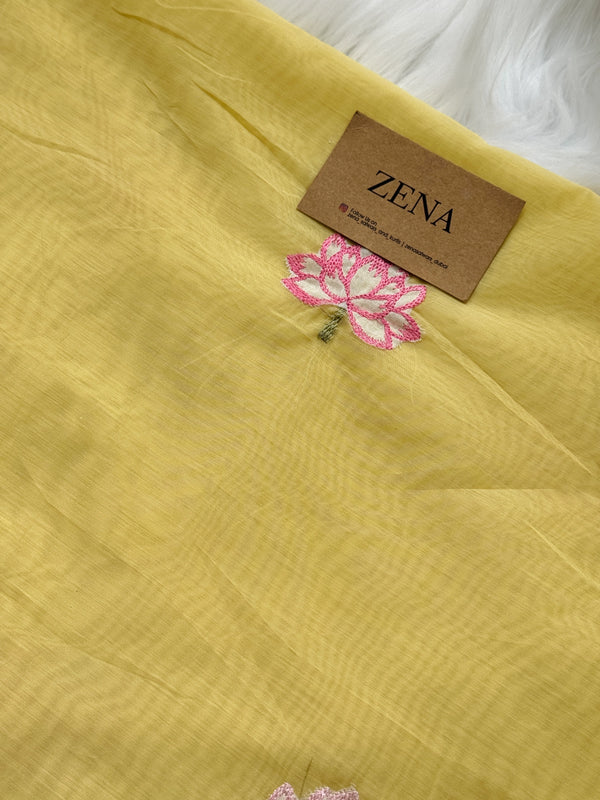 Premium Mul Chanderi Embroidered Unstitched Suit – Redefining Ethnic Elegance