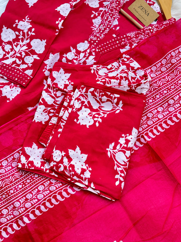 Ready to Wear Pure Cotton Kurti Set 🌿