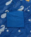 π Mul Chanderi Embroidered Unstitched Suit π