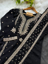 Georgette Partywear Suit with Mirror Work – Sparkle with Subtle Elegance