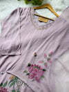 Pure Chinon Handwork Kurti Set – Subtle Luxury for Every Occasion