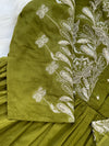 Pure Cotton Embroidered Anarkali Set – Elegant Ready-to-Wear Outfit