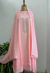 Georgette Unstitched Chikankari Suit – Classic Elegance, Your Style
