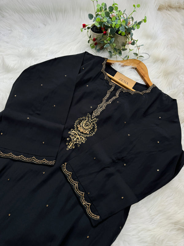 Mul Chanderi Hand Work Kurti Set – Elegant Ethnic Wear 🌸