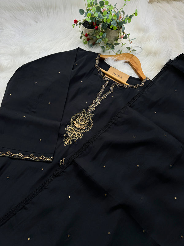 Mul Chanderi Hand Work Kurti Set – Elegant Ethnic Wear 🌸