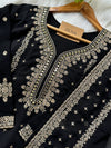 Georgette Partywear Suit with Mirror Work – Sparkle with Subtle Elegance