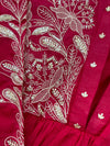 Pure Cotton Embroidered Anarkali Set – Elegant Ready-to-Wear Outfit