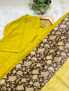 ✨ Pure Cotton A-Line Kurti Set ✨