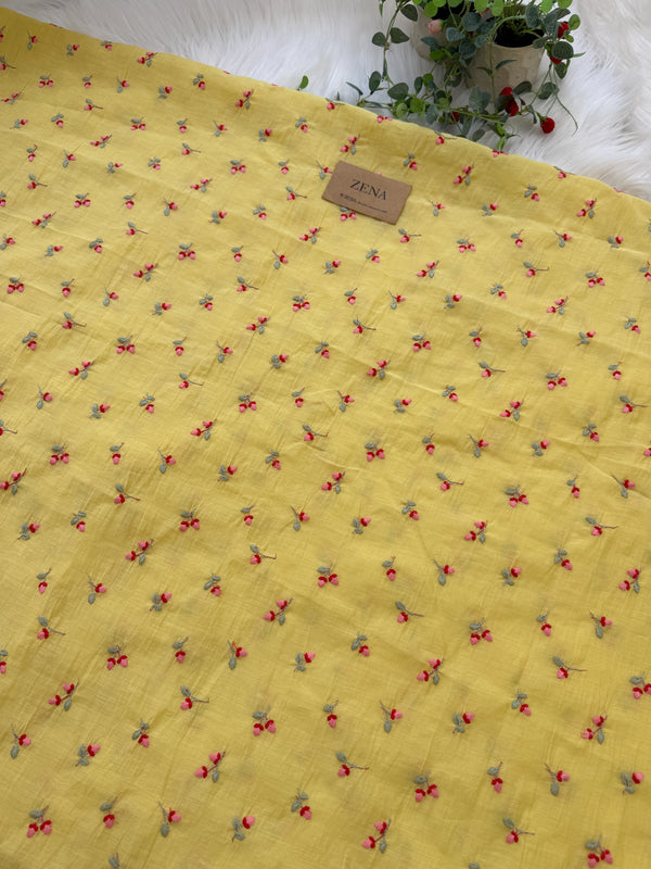 Premium Mul Chanderi Embroidered Unstitched Suit – Redefining Ethnic Elegance