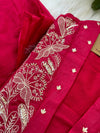 Pure Cotton Embroidered Anarkali Set – Elegant Ready-to-Wear Outfit