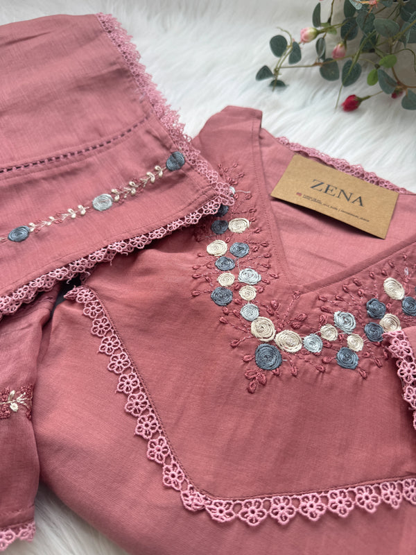 Premium Mul Chanderi Anarkali Set – Luxurious Ready-to-Wear Ethnic Outfit