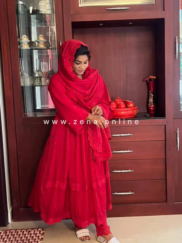 Zena Signature Anarkali 💛 – Premium Pure Mul Cotton🌿Z396