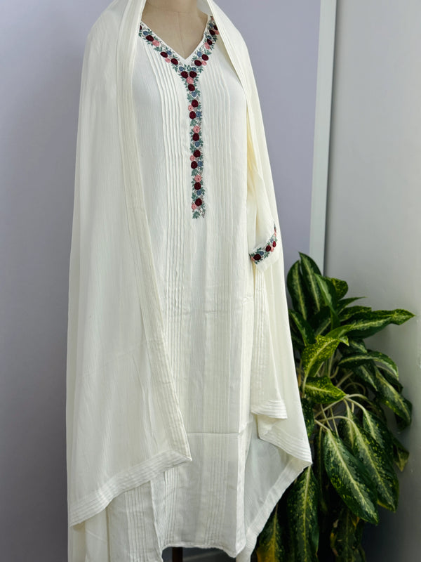 Elegant Embroidered Anarkali Kurti Set – Timeless Ethnic Wear