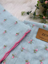 Premium Mul Chanderi Embroidered Unstitched Suit – Redefining Ethnic Elegance