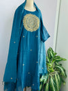 Premium Mul Chanderi Handwork Suit – Luxury Ready-to-Wear Ethnic Set