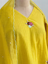 ✨ Premium Mul Chanderi Hand-Detailed Kurti Set ✨