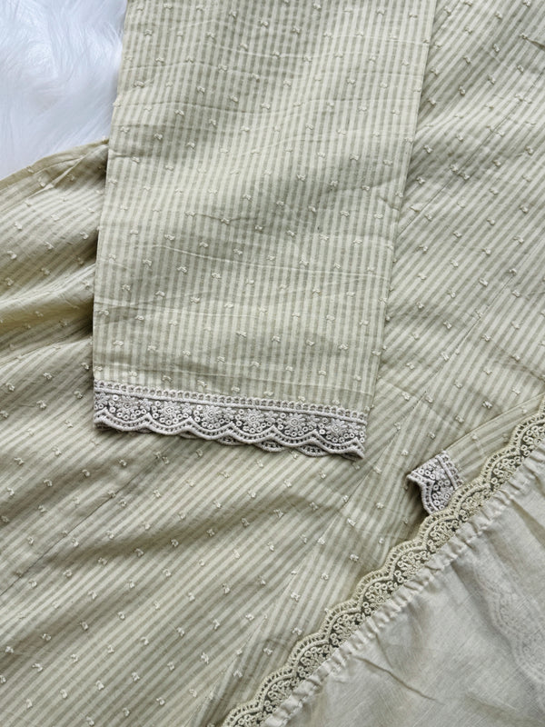 Premium Mul Cotton A-Line Kurti Set – Elegant Ethnic Wear