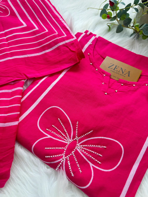 Pure Cotton Kurti Set – Elegant & Comfortable Daily Wear