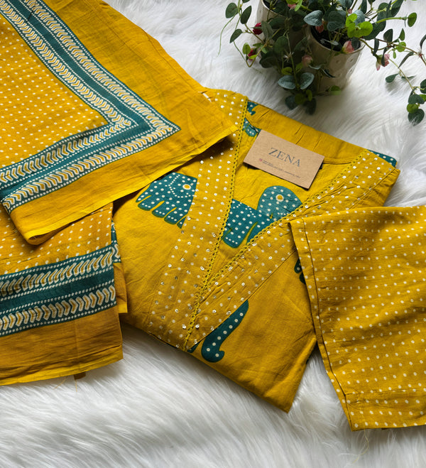 Pure Cotton Kurti Set – Everyday Comfort & Style 🌿