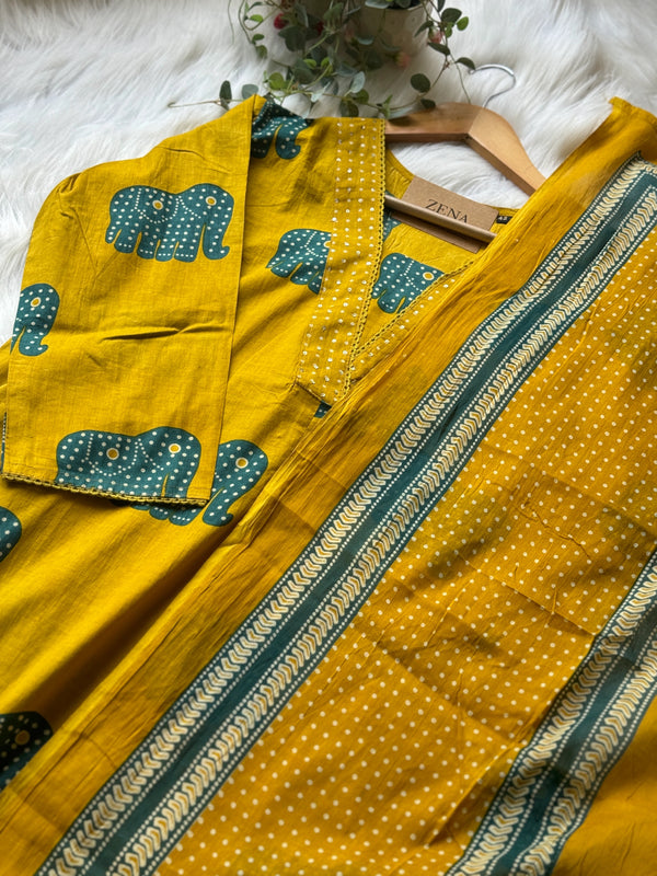 Pure Cotton Kurti Set – Everyday Comfort & Style 🌿