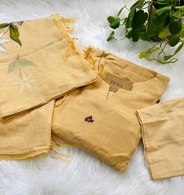 Premium Mul-Chanderi Ready-to-Wear Suit