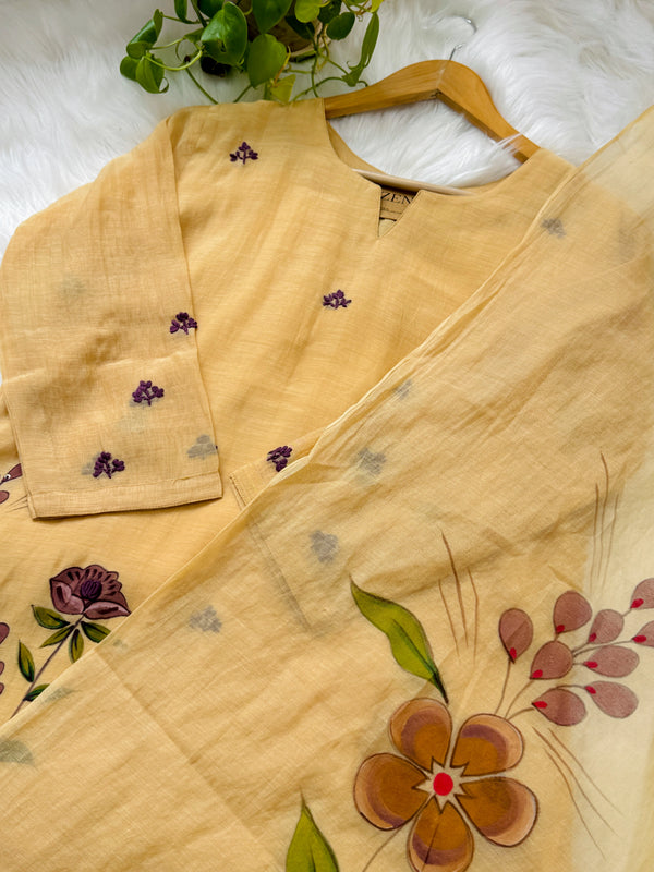 Premium Mul-Chanderi Ready-to-Wear Suit