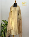 Tissue Silk Ready-to-Wear Suit with Real Mirror Work & Organza Dupatta - Radiant Elegance 🌟