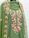 Unstitched Cotton Salwar Set with Embroidery Work 🌟