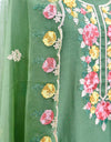 Unstitched Cotton Salwar Set with Embroidery Work 🌟