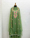 Unstitched Cotton Salwar Set with Embroidery Work 🌟