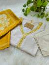 Ready-to-Wear Cotton Mirror Work Kurti Set