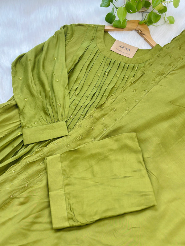 Mul Cotton Anarkali Kurti Set – Comfortable & Elegant Ethnic Wear