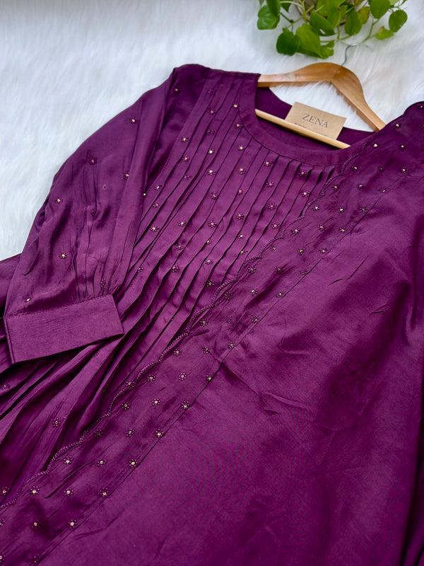 Mul Cotton Anarkali Kurti Set – Comfortable & Elegant Ethnic Wear