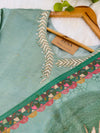 Tissue Silk Ready-to-Wear Hand Work Kurti Set
