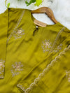 Mul Chanderi Hand Detailed Anarkali Suit – Premium Ready-to-Wear Ethnic Set