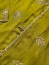 Mul Chanderi Hand Detailed Anarkali Suit – Premium Ready-to-Wear Ethnic Set